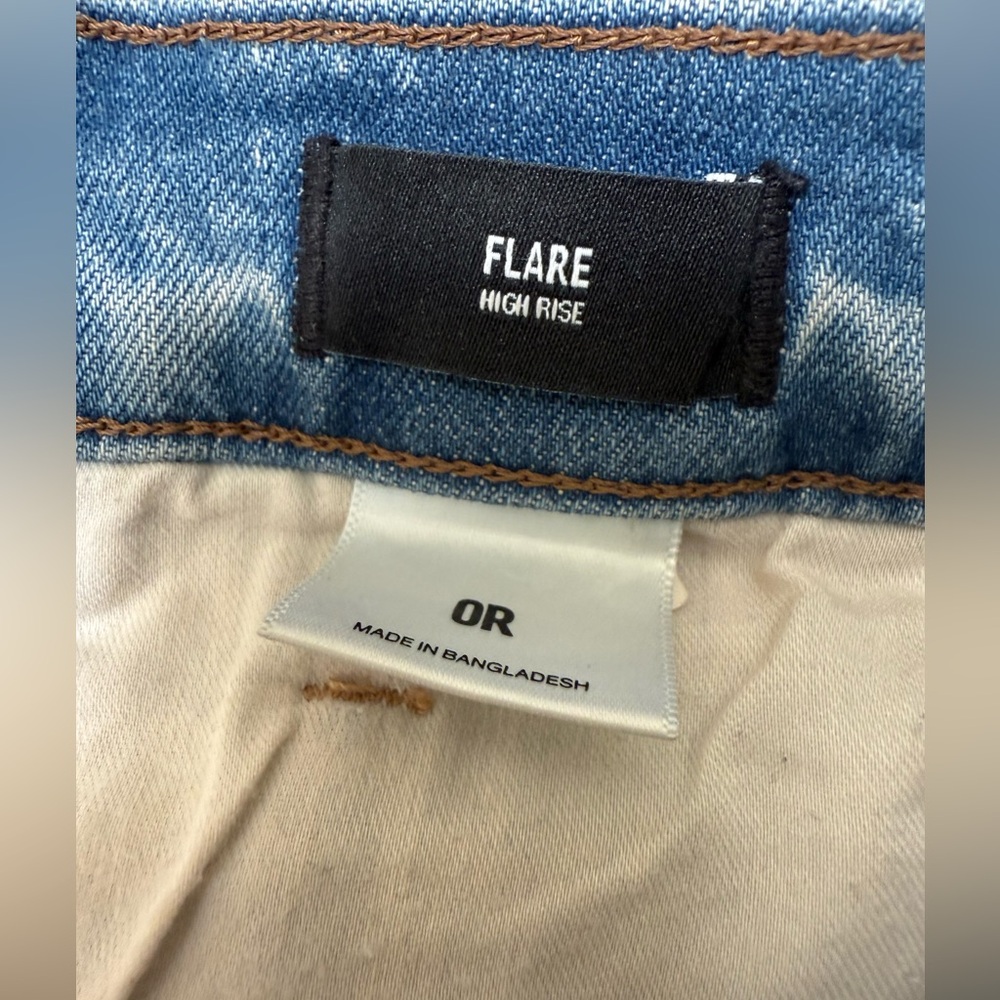 EXPRESS - High Rise Flare size 0R - Picture 3 of 3